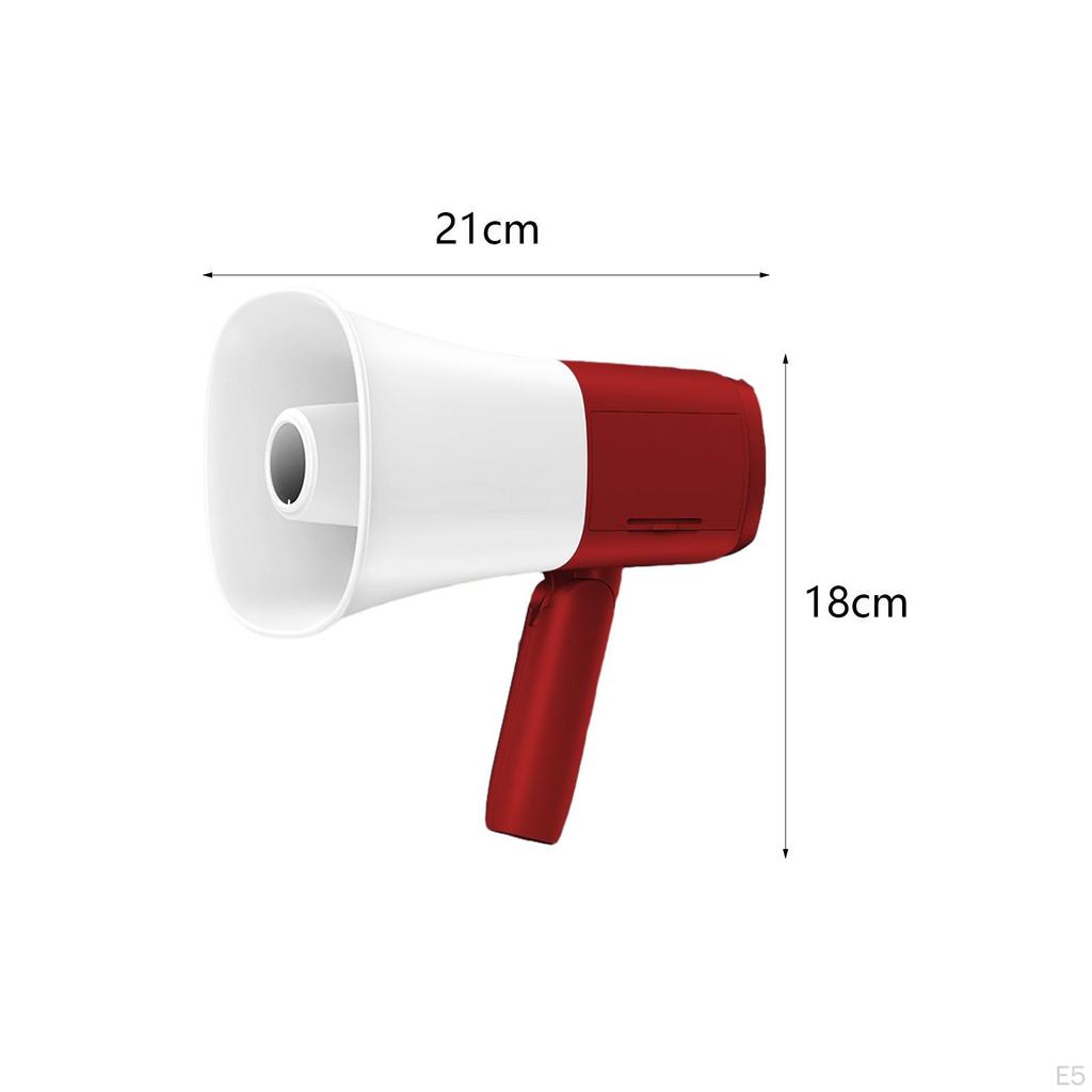 Мегафонный динамик Ручной усилитель Компактный Регулируемый Громкость Громкоговоритель