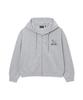 SUPERDRY Худи на молнии Hatch Wrap Светло-серый меланж Sdumzdq03Lmg