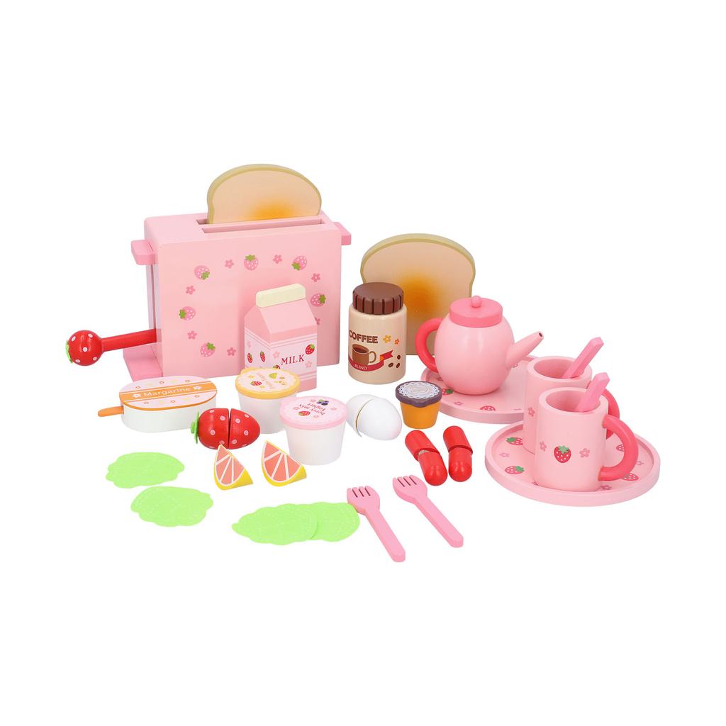 Имитация чайника для завтрака, тостера для хлеба, детская развивающая ролевая игра, кухонная игрушка