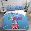 3D Печатные Игровые Постельные Принадлежности Garten of Banban Комплект Одеяло Покрывало Пододеяльник Наволочка 3 Предмета Детский Взрослый Размер
