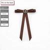 Coffee Color Shirt Unique Accessories Elegant Neck Tie New Charming Pins  For Girls
