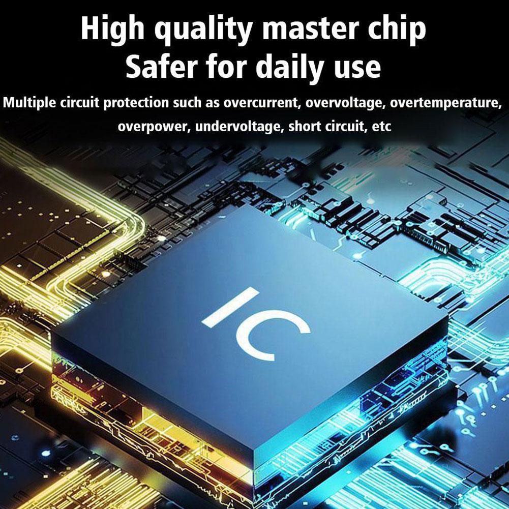 Автомобильное зарядное устройство мощностью 250 Вт, 5 портов, светодиодный цифровой дисплей, USB PD Type C, быстрая зарядка, автомобильное зарядное устройство для телефона, адаптер для iPhone 15