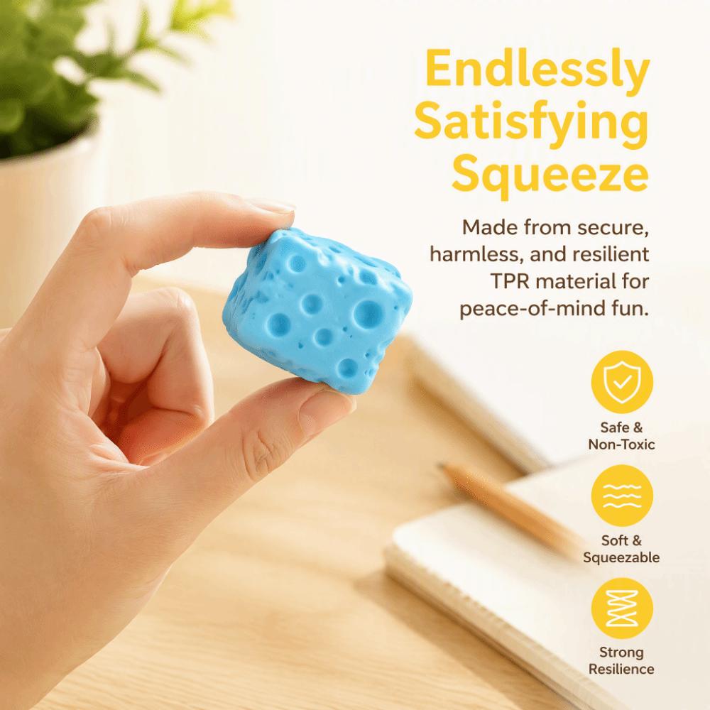 Super Soft Cheese Block Squishy Toy Hand Relax Cheese Slow Rebound Toy Children's Gifts
