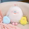 Cute Chubby Alien Monster Plush Dolls Cartoon Pendant Toys Throw Pillows Birthday Gifts For Children Boys  Girls