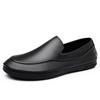 Fashion Fashion Men Flat Designer Minimalist Shoe Genuine Leather Business Dress Loafers Summer Slip On Ultra-light Driving Walking Shoe