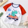 2025 Children's Pure Cotton Cartoon Short-Sleeve T-Shirts for Boys & Girls - Korean Style Summer Tops