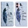 For iPhone 16 Plus Case Stand Card Holder Leather Phone Cover 3D Creative Pattern Design