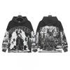 Godspeed Streetwear Hoodie Men Women Oversized Cotton Graphic Hooded Sweatshirt Retro Washed Urban Style