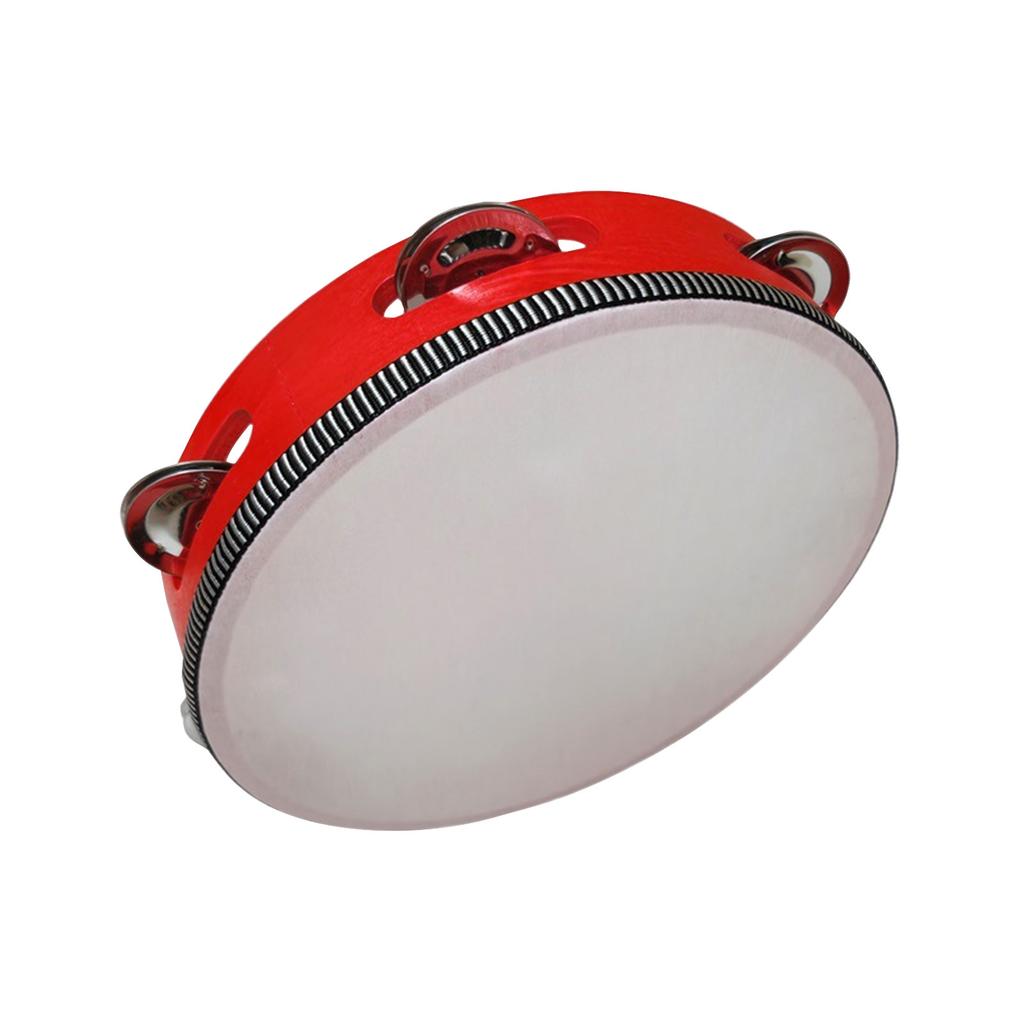 Tambourine, Orff Percussion, Children's Tambourine, Cultivating Children's Sense Of Music, Adding Fun To Children's Musical Instruments (red)
