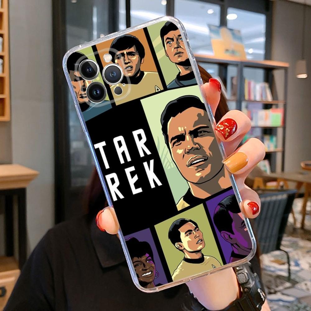 Чехол для телефона S-Stars T-Trek для iPhone 15 14 11 12 13 Mini Pro XS Max Чехол 6 7 8 Plus X XR SE 2020 Funda Shell