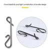 Новый Портативный Нержавеющий Стальной Поводок Рыболовный Подвесной Застежка Бочонок Вертлюг Соединитель Быстрая блокировка