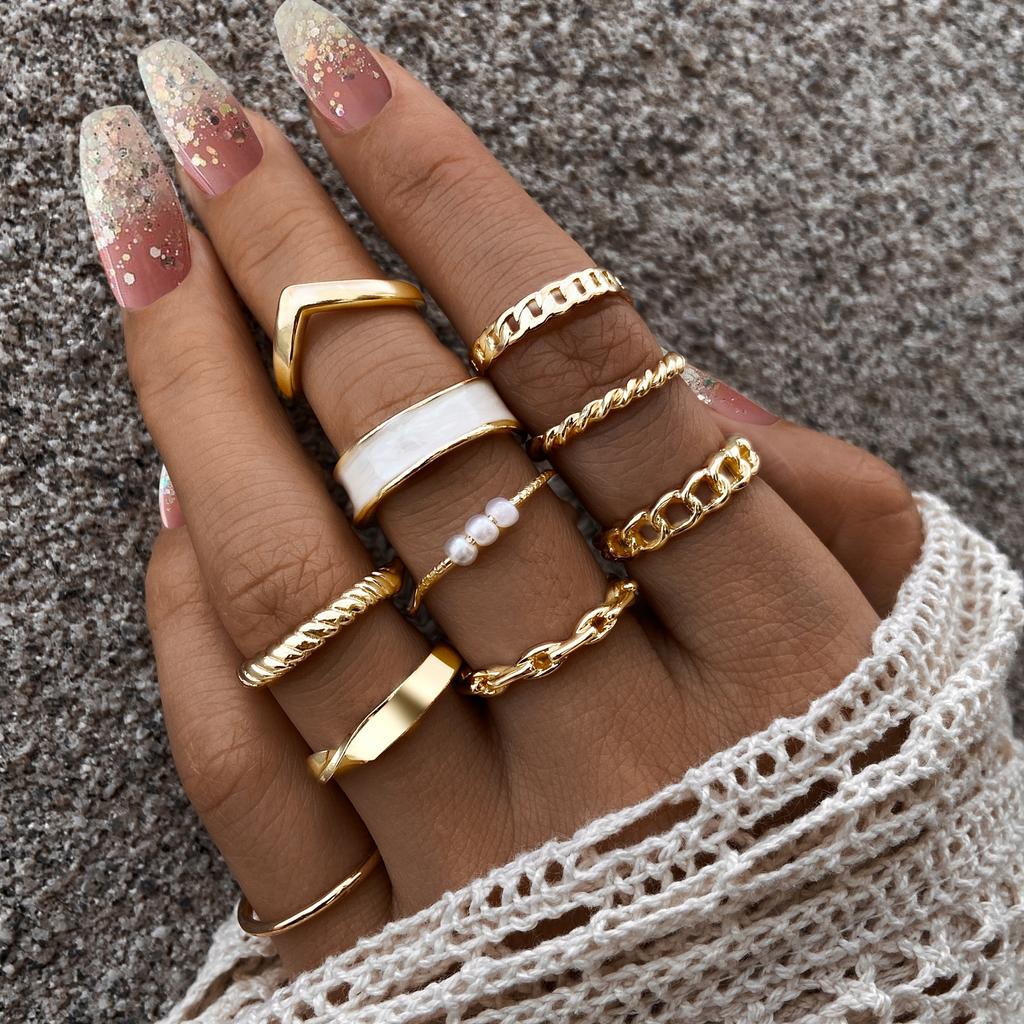 iF ME Корейский набор регулируемых колец с открытием в виде бабочки, персонализированные золотые кольца, ювелирные аксессуары