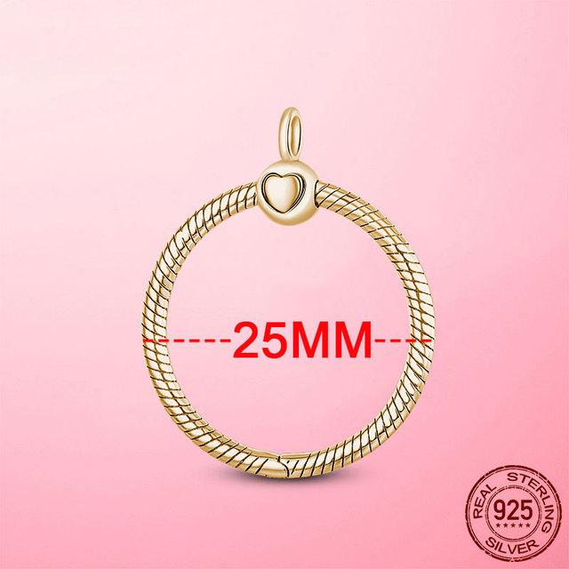 Новый кулон в форме сердца 925, серебряный кулон O, подходит для кабельной цепи, кулон, ожерелье, сделай сам, очаровательные бусины, ювелирное изделие, подарок