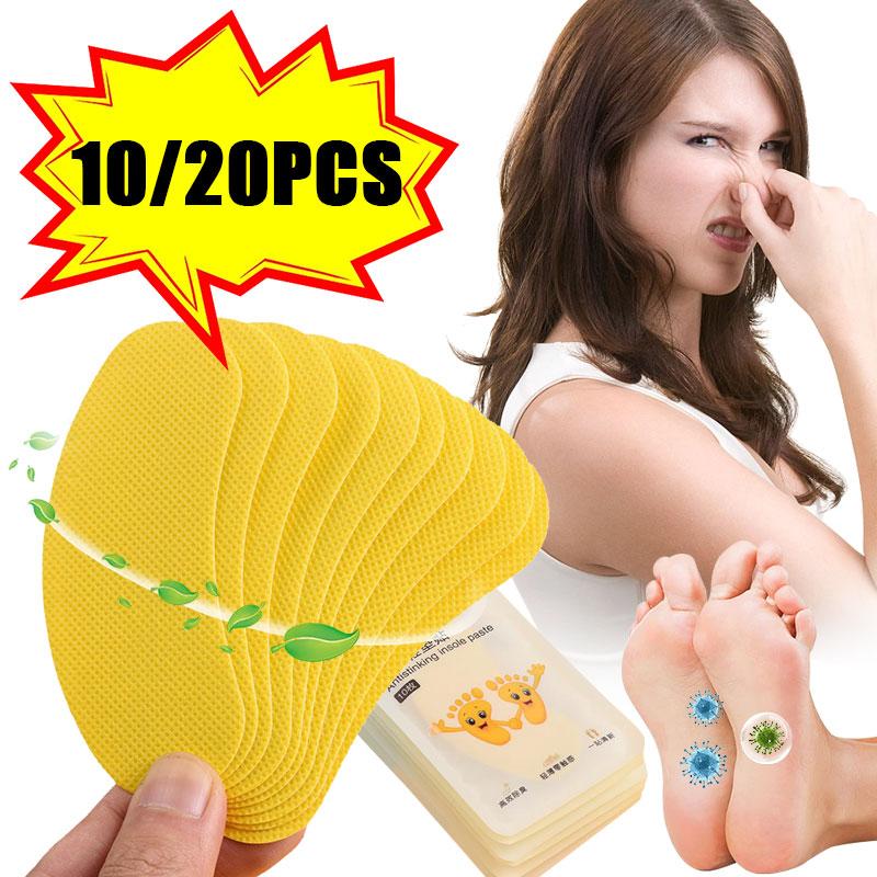 10/20pcs Shoes Deodorant Sticker Deodorant Foot Odor Deodorants Sneaker Smell Fresh Deodorant Insole Sterilization Sticker