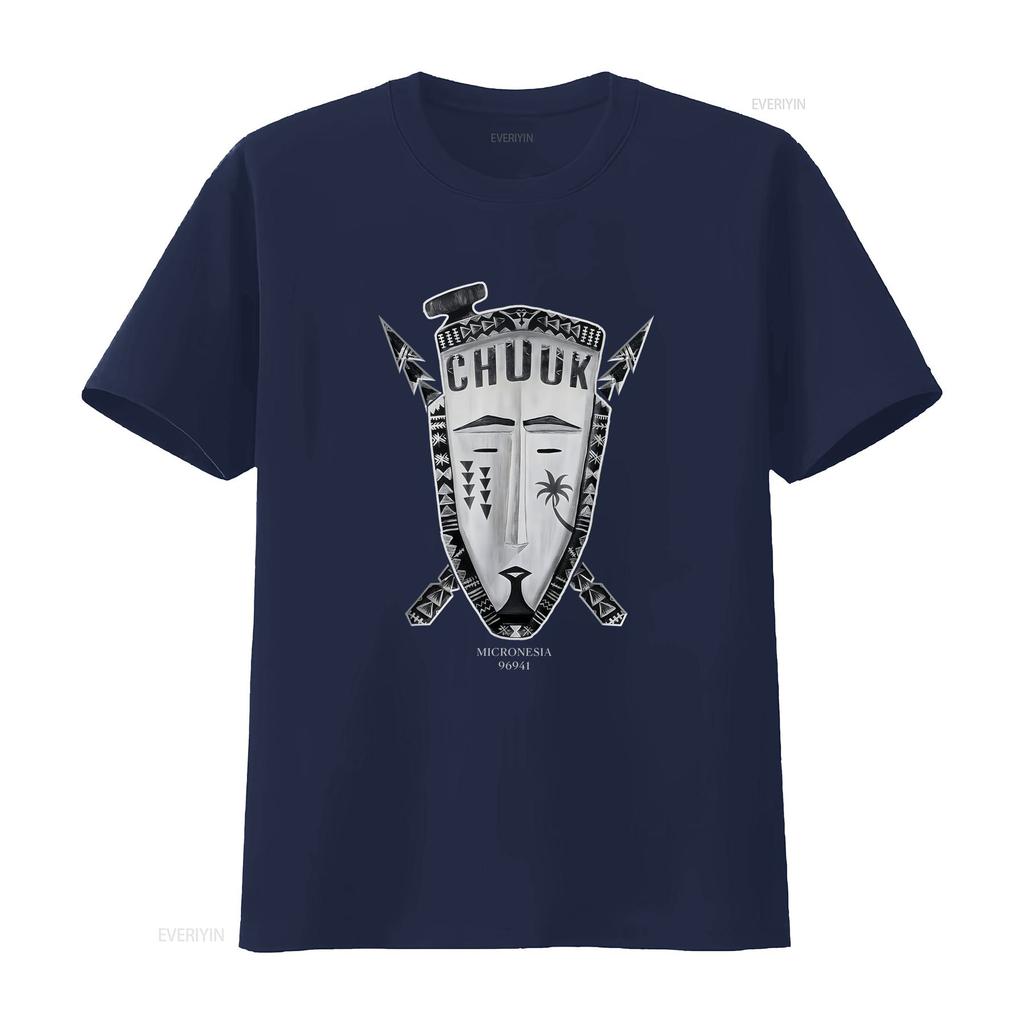 Chuuk Micronesian Clothing Chuukese T Shirt Vintage Washed Top For Everyday Wear Designer Clothes Slightly Comfortable Unisex