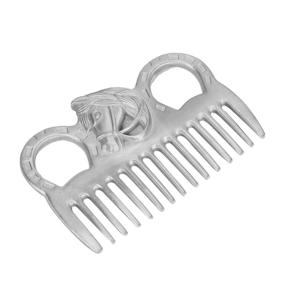 Durable Horse Hair Comb Metal Portable Livestock Comb Easy To Use Horse Cleaning Comb Farm Use