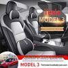 Индивидуальный кожаный чехол на сиденье для Tesla Model 3 2019-2022 годов - Полное покрытие, Индивидуальный крой