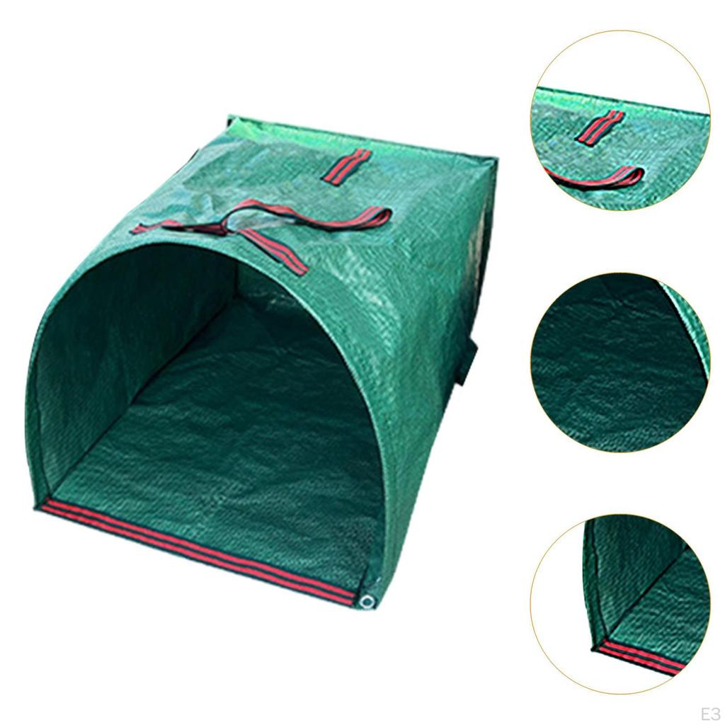 Мешок для сбора листьев в саду, совок для сбора мусора, многоразовые легкие садовые мешки, тип совок для мусора