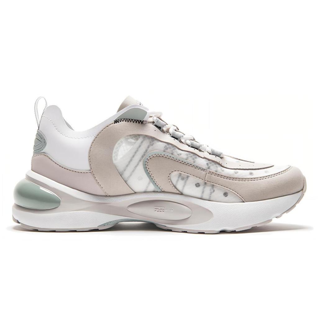 Li Ning V8 Модные Сетчатые Нескользящие Легкие Низкие Беговые Кроссовки Мужские Колокольчиковый Серый ARHP093-2