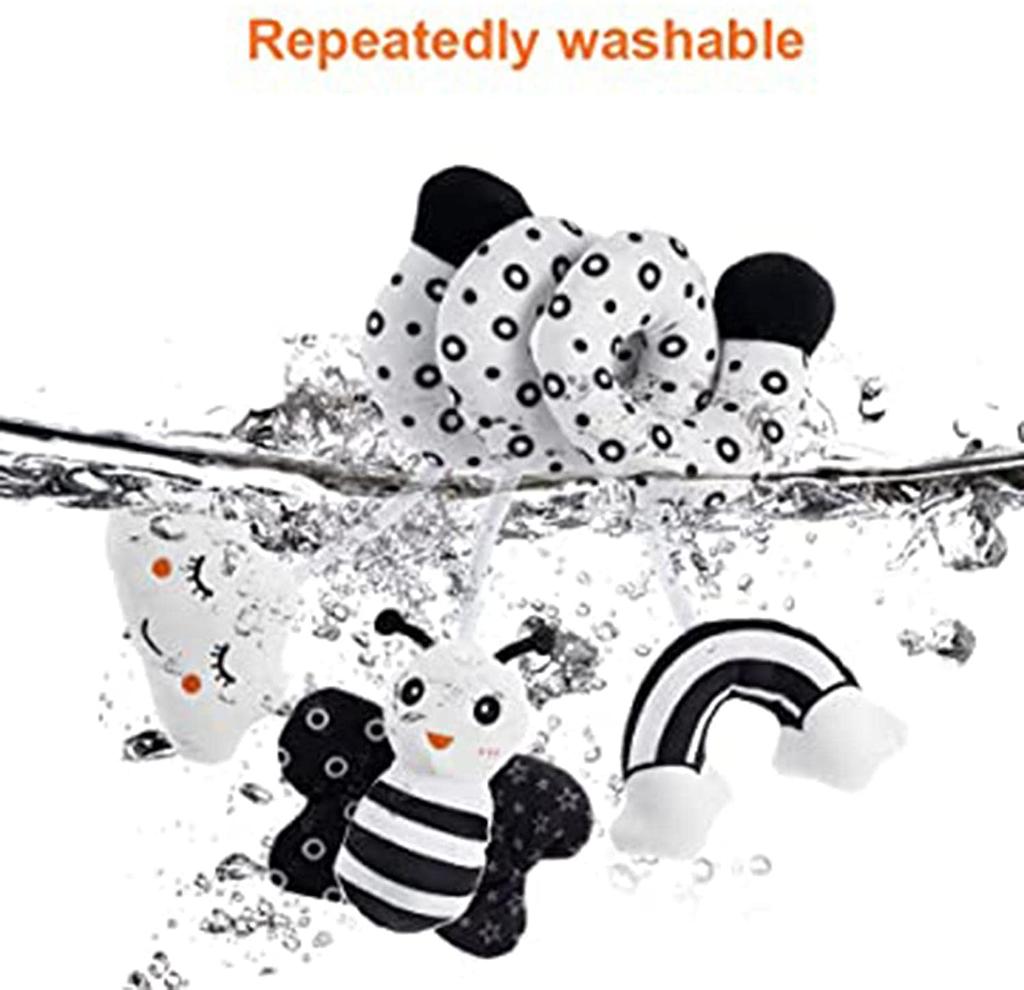 Спиральные плюшевые игрушки для автокресла, игрушки для кроватки, спиральная игрушка для занятий спортом, встроенное устройство BB, погремушка и звуковой ящик, сенсорная игрушка для новорожденных, лучший подарок на 0, 3, 6, 9, 12 месяцев