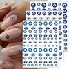 Eye Manicure Accessories DIY Nail Art Decorations 3D Eye Nail Decals Blue Eye Nail Art Stickers