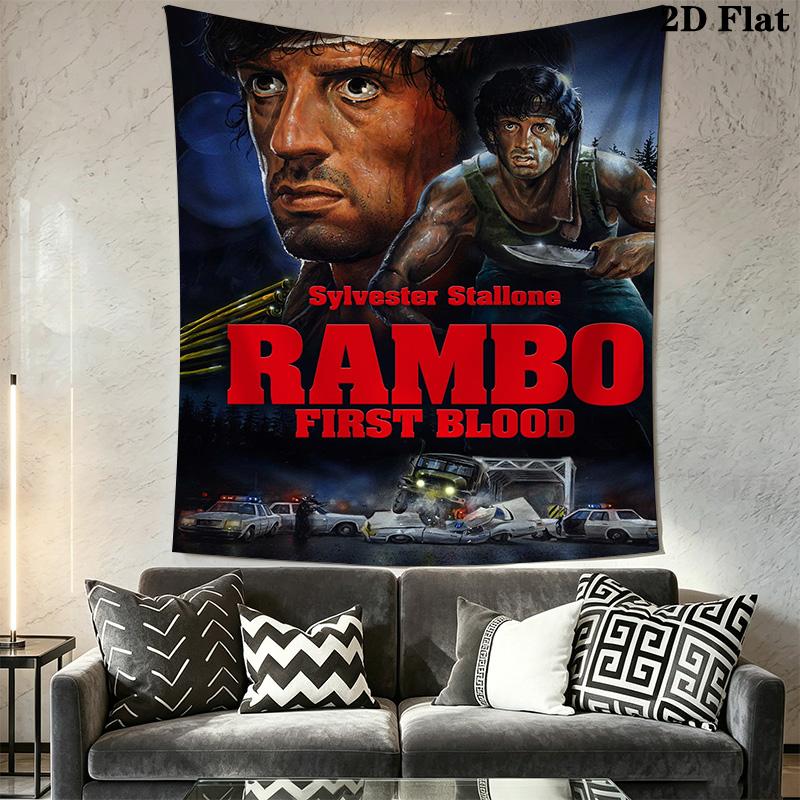 Rambo Last Blood Threepiece Set 1 Duvet Cover 2 Pillowcase Without Core Christmas Birthday Gift Duvet Cover And Pillowcase