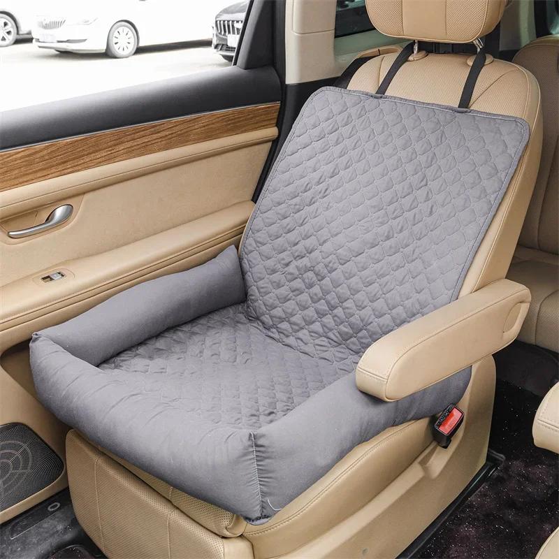 Подушка для автомобильного сиденья для собак, кошек, домашних животных, сумка для путешествий на открытом воздухе, безопасное сиденье, кровать для домашних животных, коврик-гнездо в машине, удобные универсальные автомобильные аксессуары