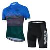 Cycling Suit, Bicycle Mountain Bike Outdoor Breathable Short-sleeved Shorts Suit.