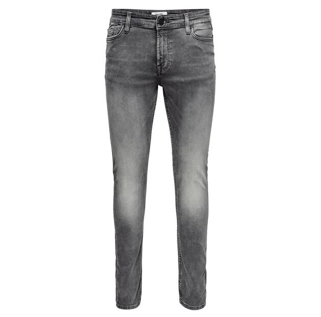 Джинсы Only & Sons Loom 22017103 серый Slim Fit