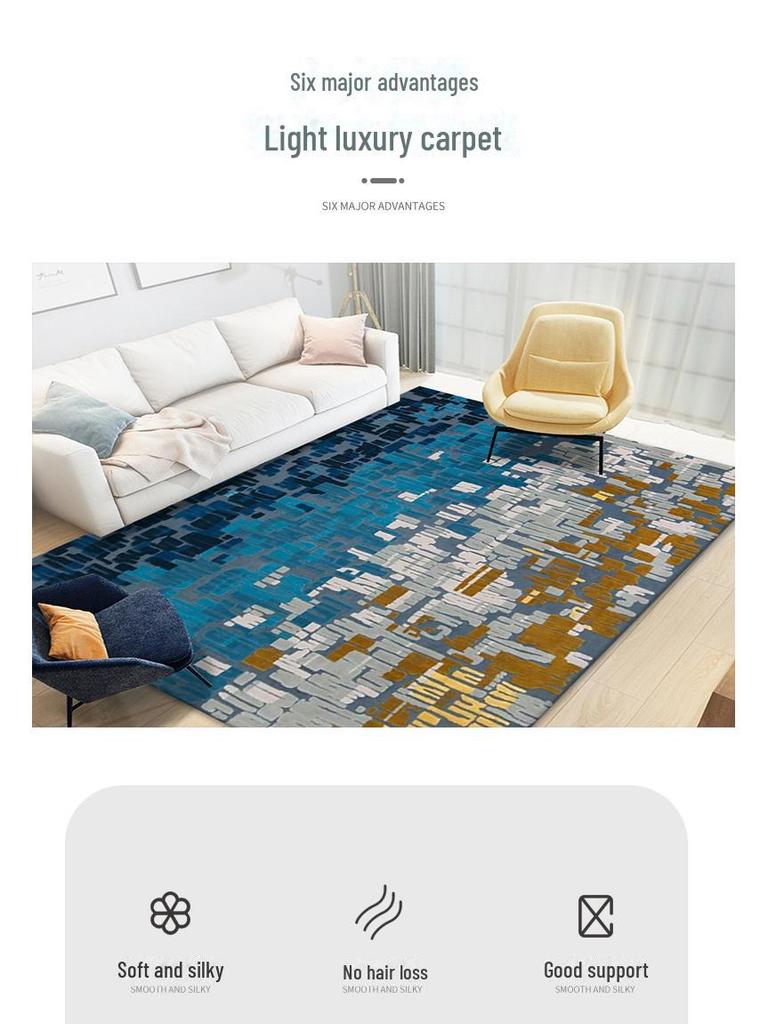 Ковер для гостиной в скандинавском стиле Crystal Velvet