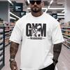 Мужская хлопковая футболка Gym Warriors Бодибилдинг Фитнес Атлетическая Мышечный крой Повседневная Уличная одежда Белая - Мужская летняя хлопковая с принтом...