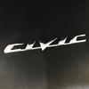 3D Metal CIVIC Logo Letters Car Trunk Emblem Fender Badge Decal Sticker For Honda Civic Fender Trunk Badge Exterior Accessories