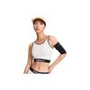 Color Block Elastic Anti-Chafe Moisture-Wicking Sports Bra Women Underwear Light-Beige 4A3H67-103