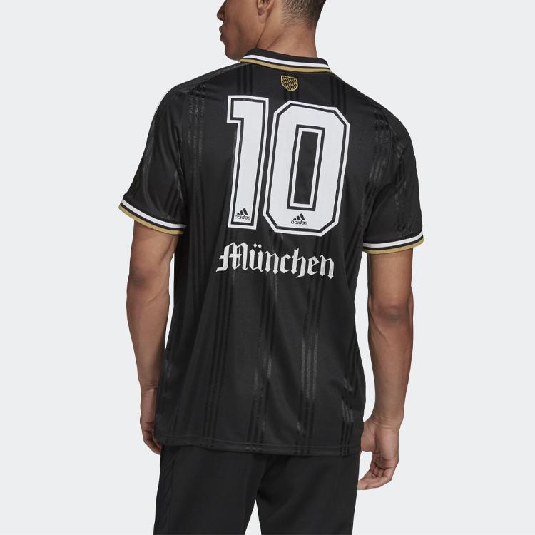 adidas Мужские футбольные майки Черные Средняя прямая посадка FK3557