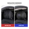 KKHK4 Car Seat Headrest Cloth Protector Cover Cushion Accessories For Ford Fiesta Ranger Mondeo Escape Ecosport Fusion Explorer