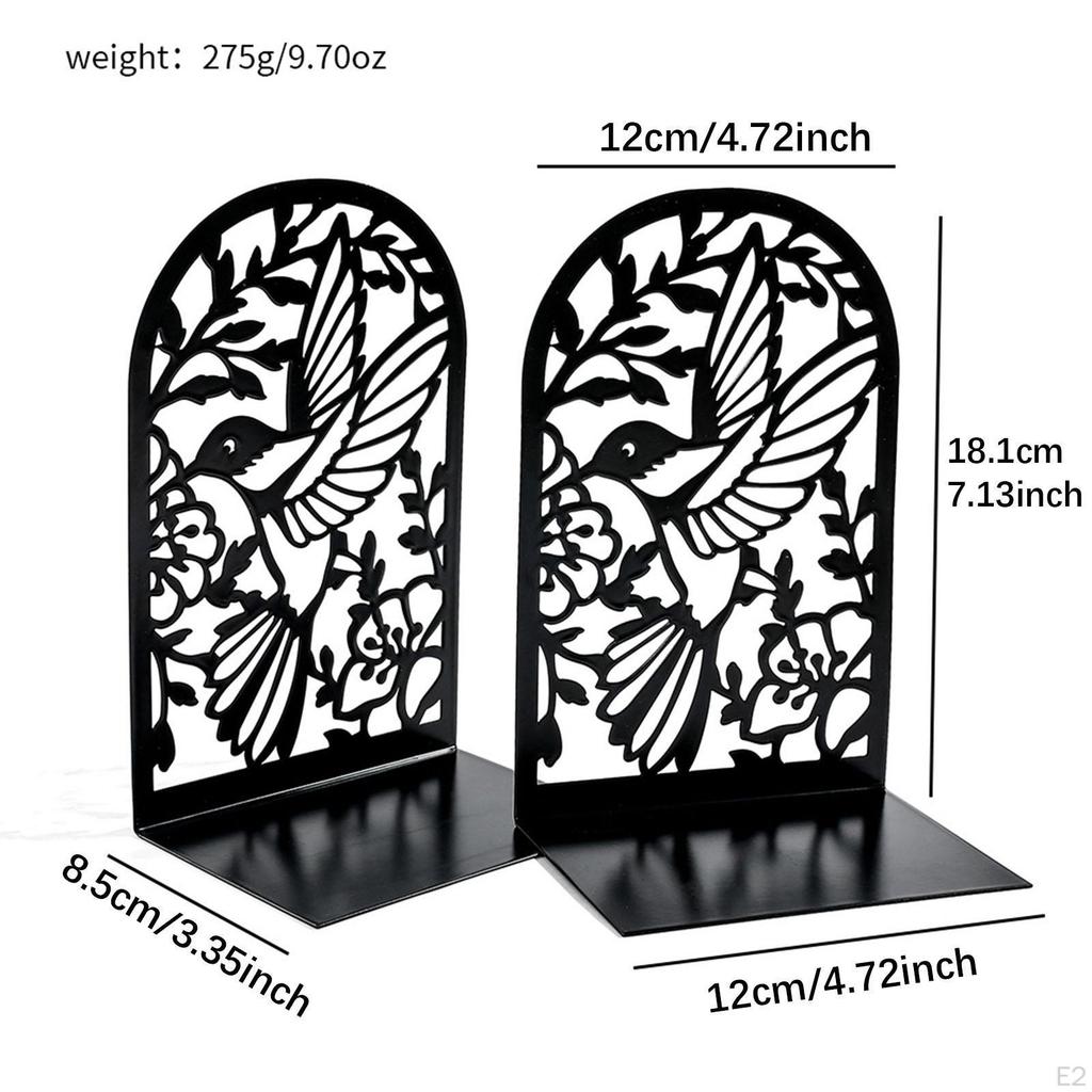 Декоративные подставки для книг с колибри для поддержки на столе и полке