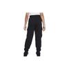 Nike Knitted Sports Pants SS23 Logo Embroidery Tapered Loose Black Kids Bottoms FD3012010
