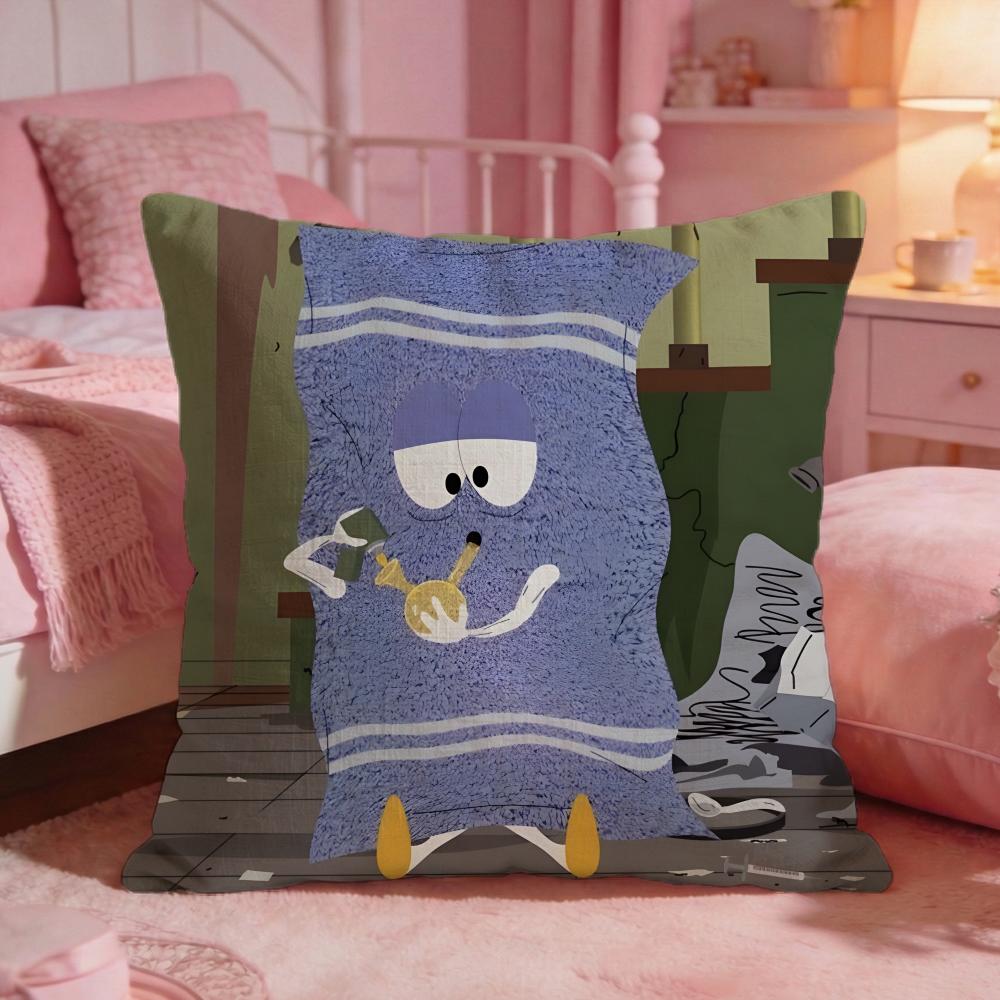 SSouthpark TowelieS Cartoon Cushion Cover Premium Comfort Reversible Pillow Cove Two In One Design For Any Room Car Interior