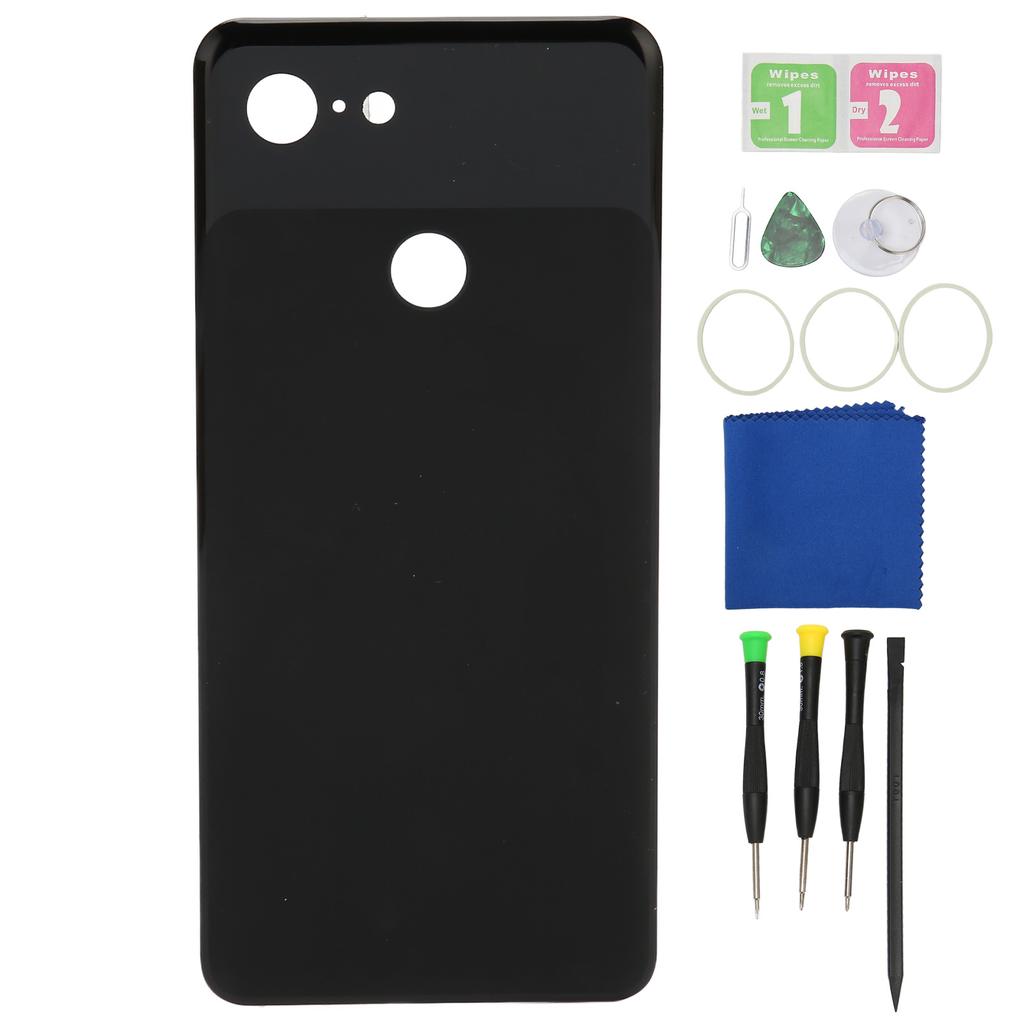 Back Glass Cover Replacement with A Tool Kit Back Glass Cover Housing Door for Google Pixel 3 5.5