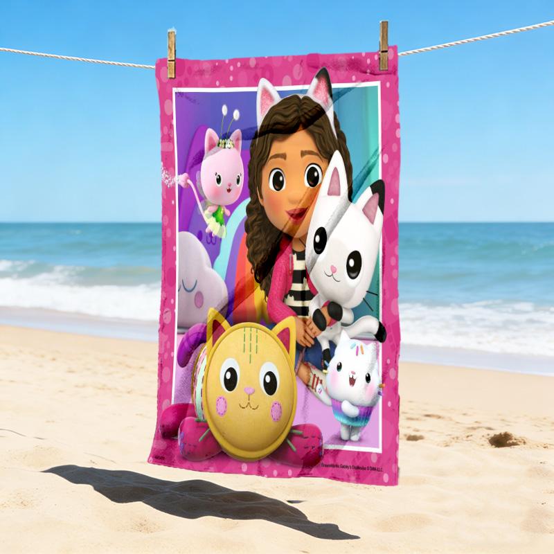 Cat Friends Stylish Digital Printing Beach Towel Quick Drying Absorbent Blanket For Beach Pool Gym Travel Christmas Gift C9211902