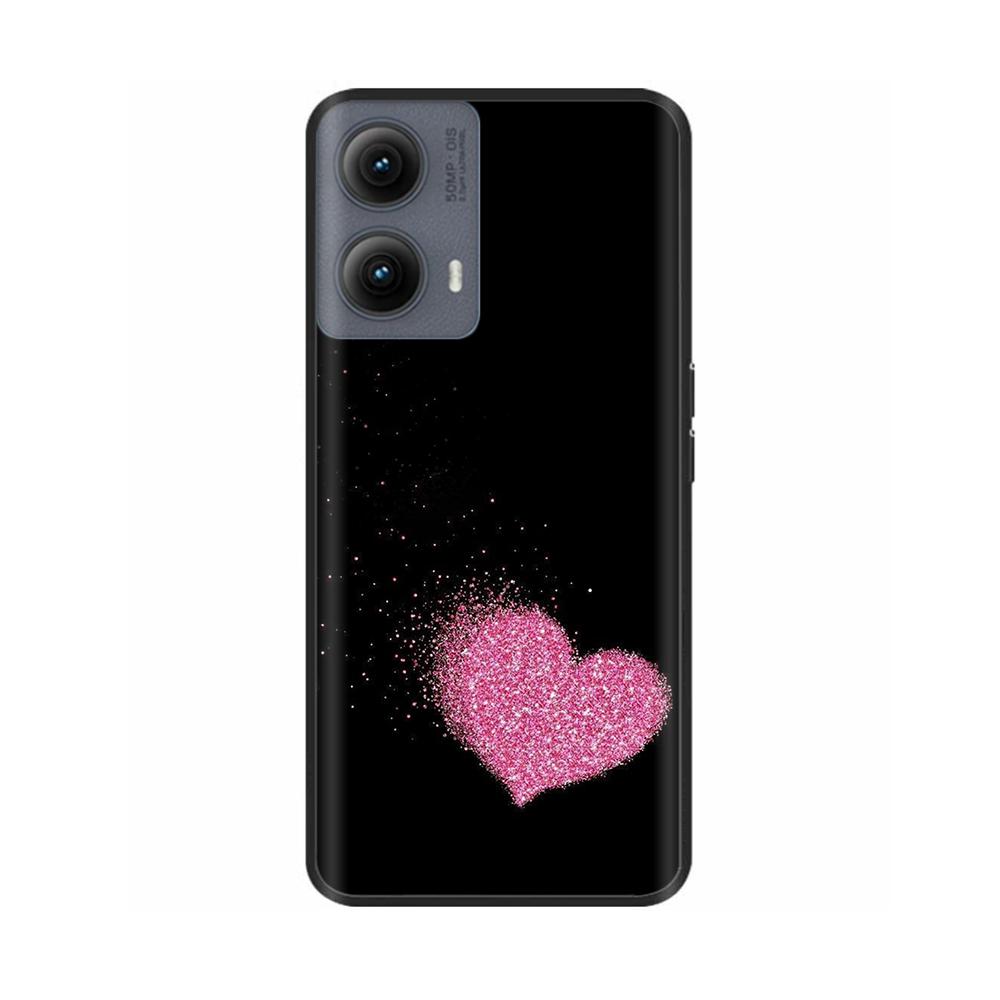 Силиконовый чехол для Motorola Edge 2024 Чехол Милый Мультяшный Мягкий ТПУ Черная Крышка для Moto Edge 2024 6.6" Ударопрочный Fundas Capa