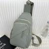 Однотонная наплечная сумка новая модная простая маленькая вместительная сумка-мессенджер повседневная универсальная легкая спортивная велосипедная нагрудная сумка тренд