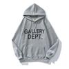 Трансграничный американский модный бренд GALLERY DEPT классический худи с капюшоном и принтом-слоганом, мужская и женская худи-куртка в стиле high street