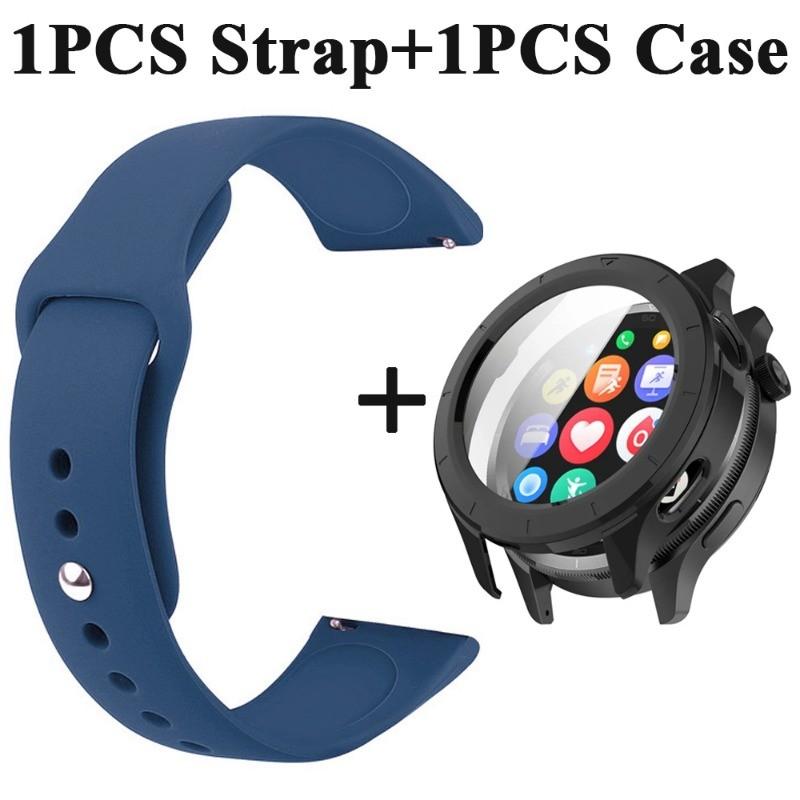 PC Case+Silicone Strap for Xiaomi Watch S4/S4 ESIM Sports WatchBand Bracelet for Xiaomi Watch S4 Watch Accessories
