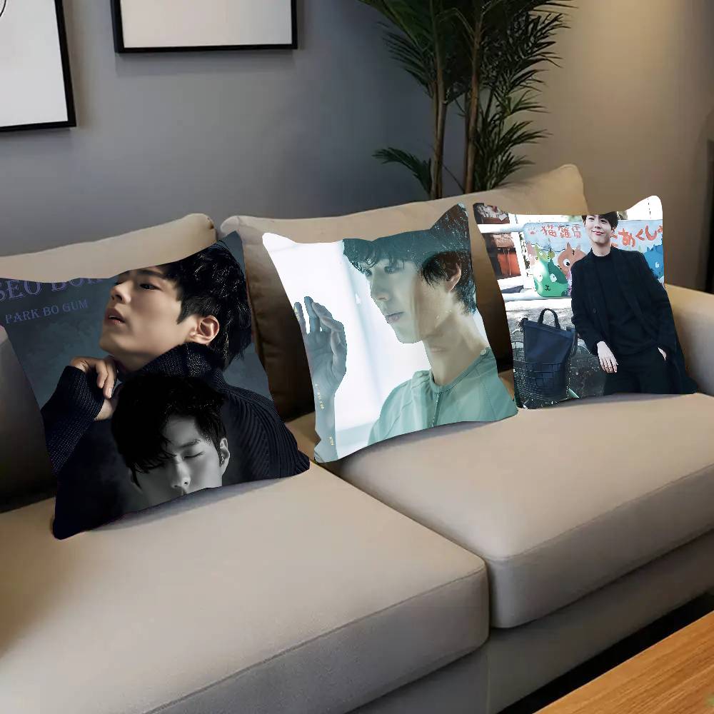 Наволочка для подушки с Park Bo Gum Kpop, квадратная подушка, спальня, диван, подушка для отдыха и комфорта, автомобиль, гостиная, домашний декор