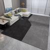Простой однотонный ковер для украшения гостиной, ковры для холла, черные ковры большой площади, коврик для спальни, прикроватный, мягкий напольный коврик, противоскользящий