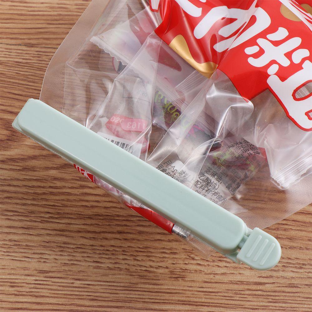 5Pcs Good Quality Home Candy Color Plastic Sealing Clamp Kitchen Tool Snack Bag Sealer Food Clips