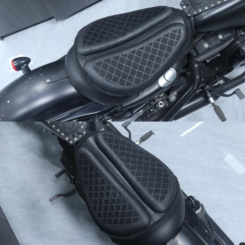 Дышащая гелевая накладка на сиденье мотоцикла с амортизацией, гелевая накидка на сиденье мотоцикла для повышенного комфорта на неровных дорогах