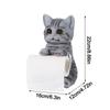 Resin Cat Toilet Paper Holder Storage Dispenser Toilet Roll Holder  Bathroom Roll Paper Organizer