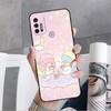 Чехол LittleTwinStars для Motorola G30 G60 Edge 20 G9 G22 G8 Power G31 G500 G50 30 Pro, черные мягкие чехлы для телефона